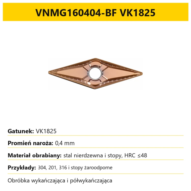 VNMG160404-BF VK1825