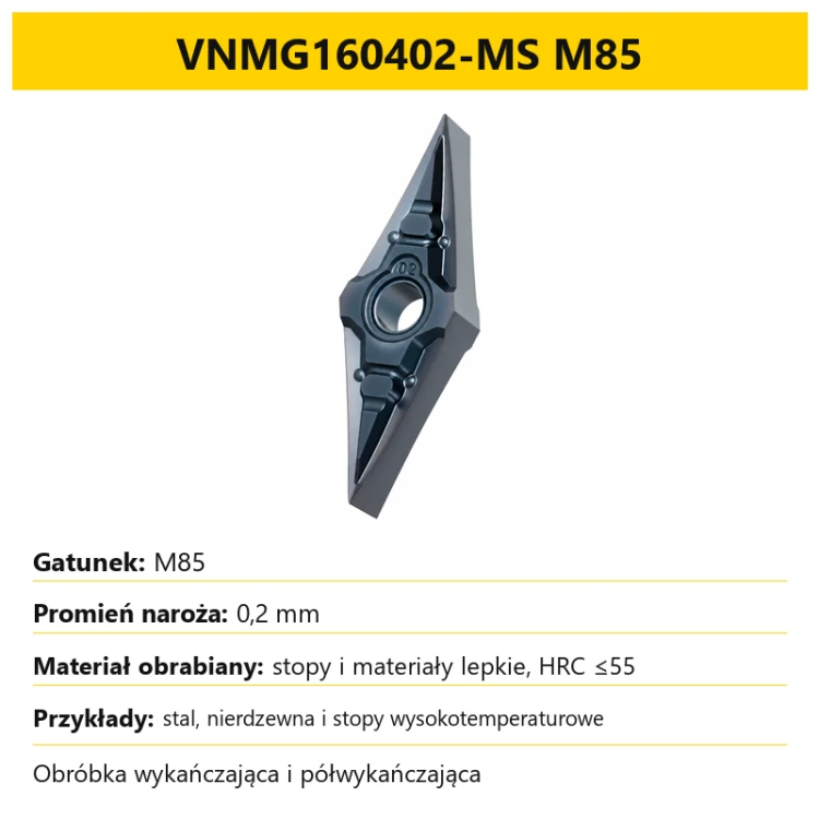 VNMG160402-MS M85