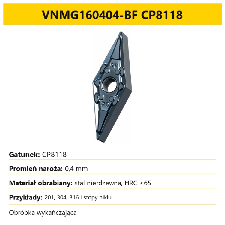 VNMG160404-BF CP8118