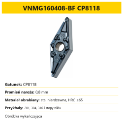 VNMG160408-BF CP8118
