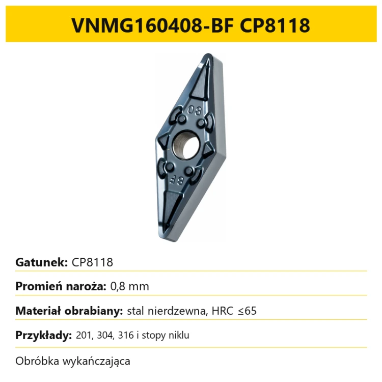 VNMG160408-BF CP8118
