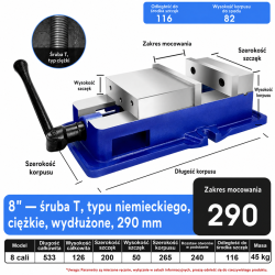 CNC machine vise — corrected dimension card — variant 45025