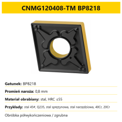 CNMG120408-TM BP8218