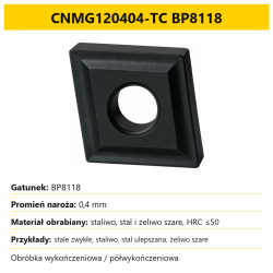 CNMG120404-TC BP8118
