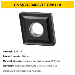 CNMG120408-TC BP8118