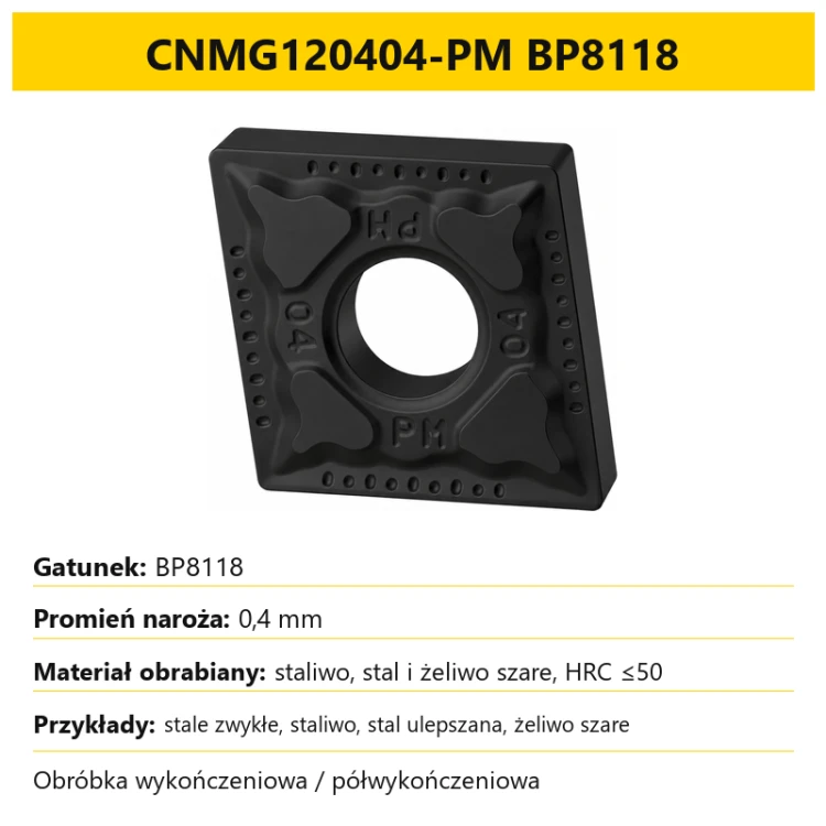 CNMG120404-PM BP8118