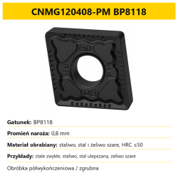 CNMG120408-PM BP8118