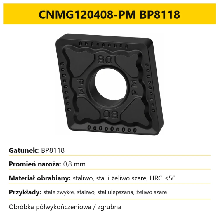CNMG120408-PM BP8118