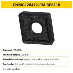 CNMG120412-PM BP8118