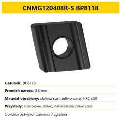 CNMG120408R-S BP8118