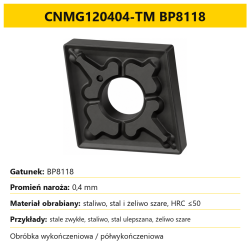CNMG120404-TM BP8118