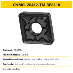 CNMG120412-TM BP8118
