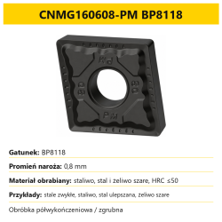 CNMG160608-PM BP8118