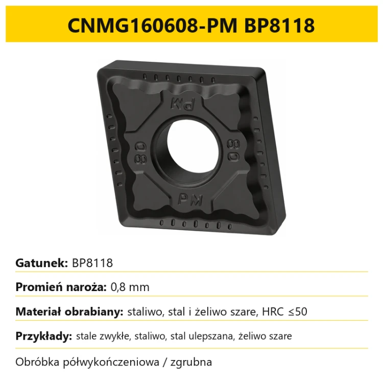 CNMG160608-PM BP8118