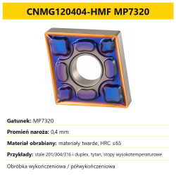 CNMG120404-HMF MP7320