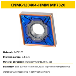 CNMG120404-HMM MP7320