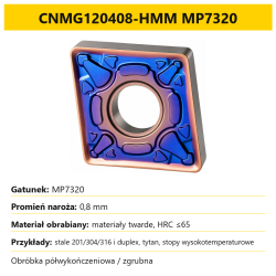 CNMG120408-HMM MP7320