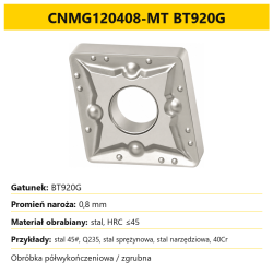 CNMG120408-MT BT920G