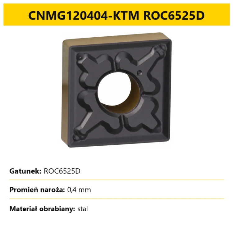 CNMG120404-KTM ROC6525D