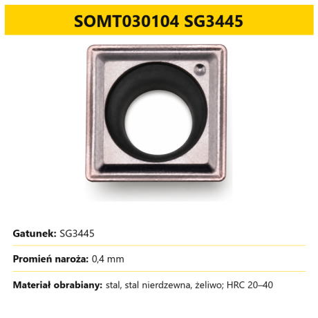 Go to product T-Slot Milling Inserts SOMT HTS MTS (10 pcs)