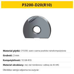 T2139 P3200-D20(R10) - wear