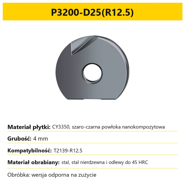 T2139 P3200-D25(R12.5) - wear