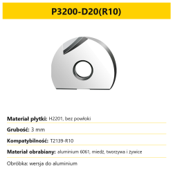 T2139 P3200-D20(R10) - aluminum