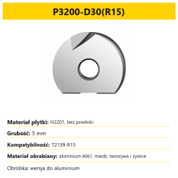 T2139 P3200-D30(R15) - aluminum