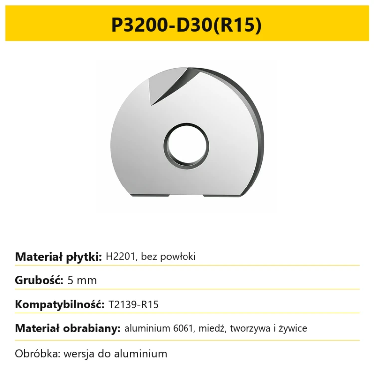 T2139 P3200-D30(R15) - aluminum