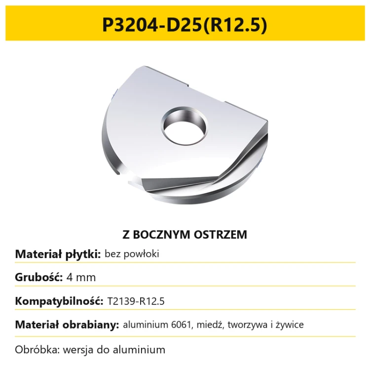 T2139 P3204-D25(R12.5) - aluminum