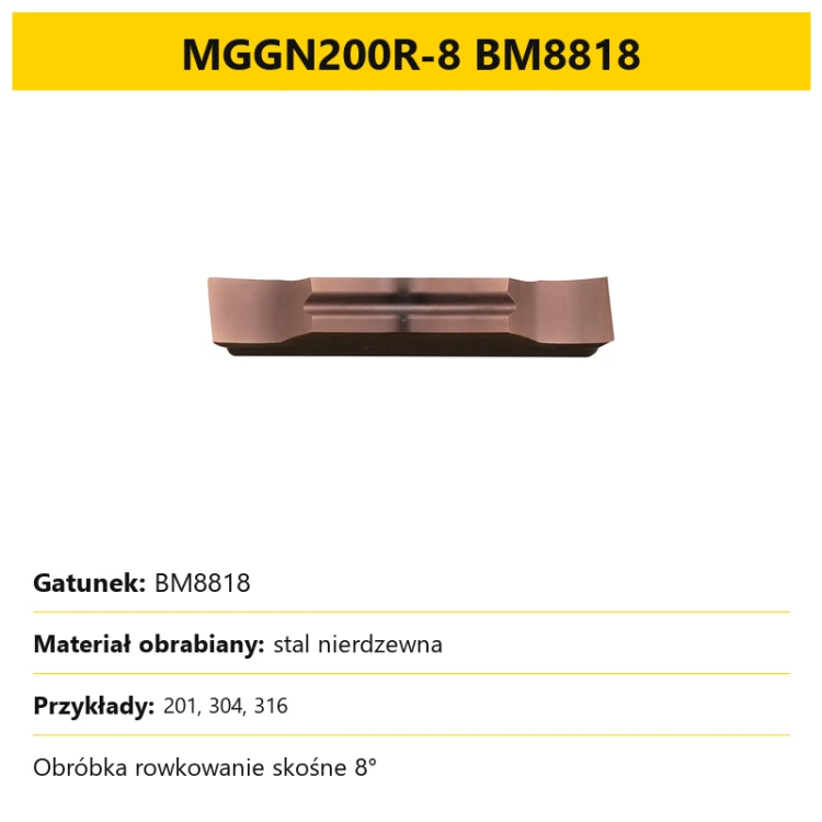 MGGN200R-8 BM8818 - karta wariantu