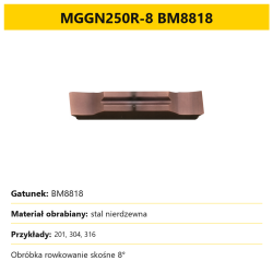 MGGN250R-8 BM8818 - karta wariantu