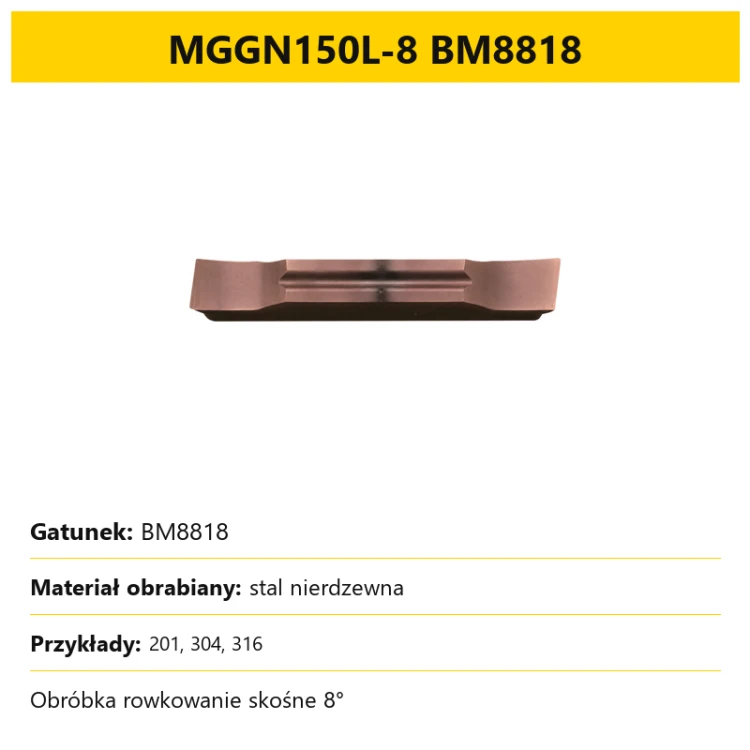 MGGN150L-8 BM8818 - karta wariantu