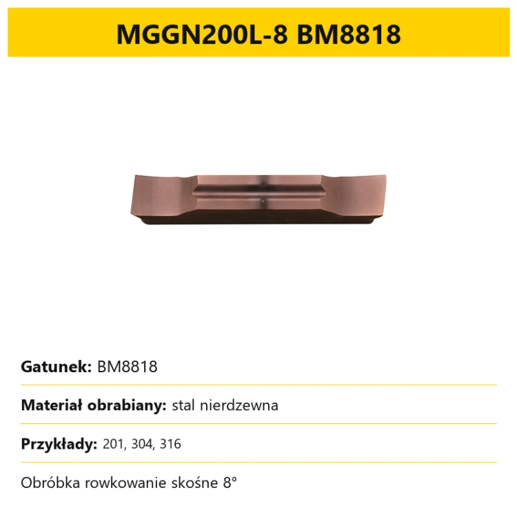 MGGN200L-8 BM8818 - karta wariantu