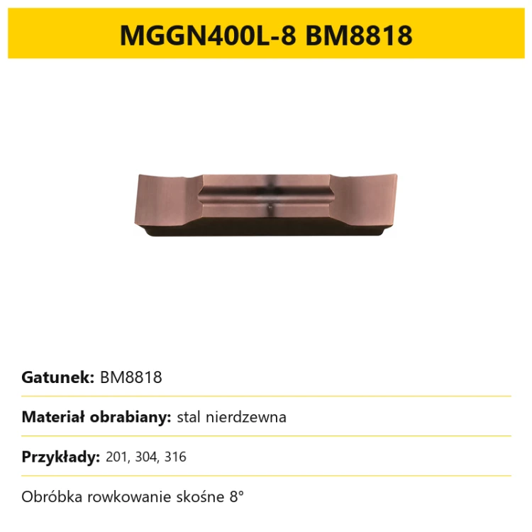 MGGN400L-8 BM8818 - karta wariantu