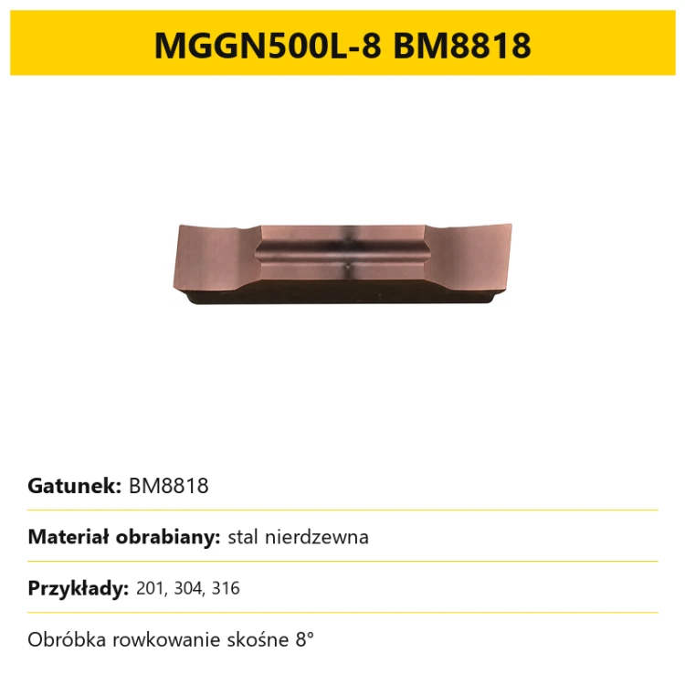 MGGN500L-8 BM8818 - karta wariantu