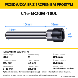 C16-ER20M-100L