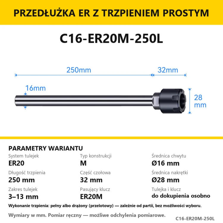 C16-ER20M-250L