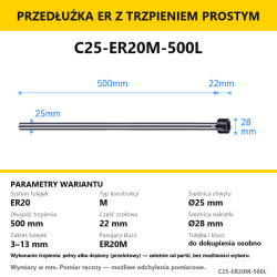 C25-ER20M-500L