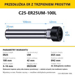 C25-ER25UM-100L