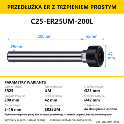 C25-ER25UM-200L
