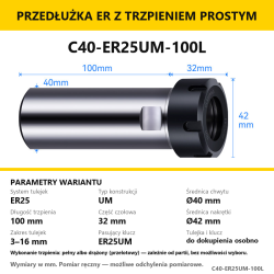 C40-ER25UM-100L
