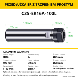C25-ER16A-100L