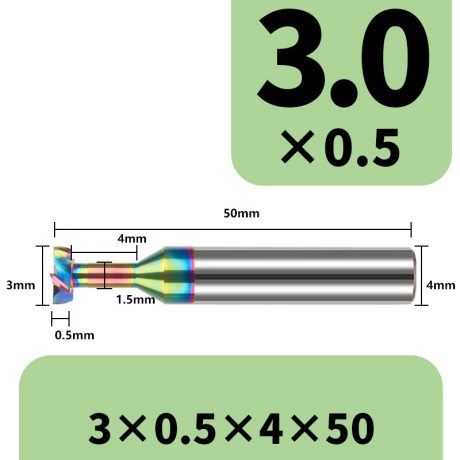 Go to product 4-Flute Carbide T-Slot End Mill DLC