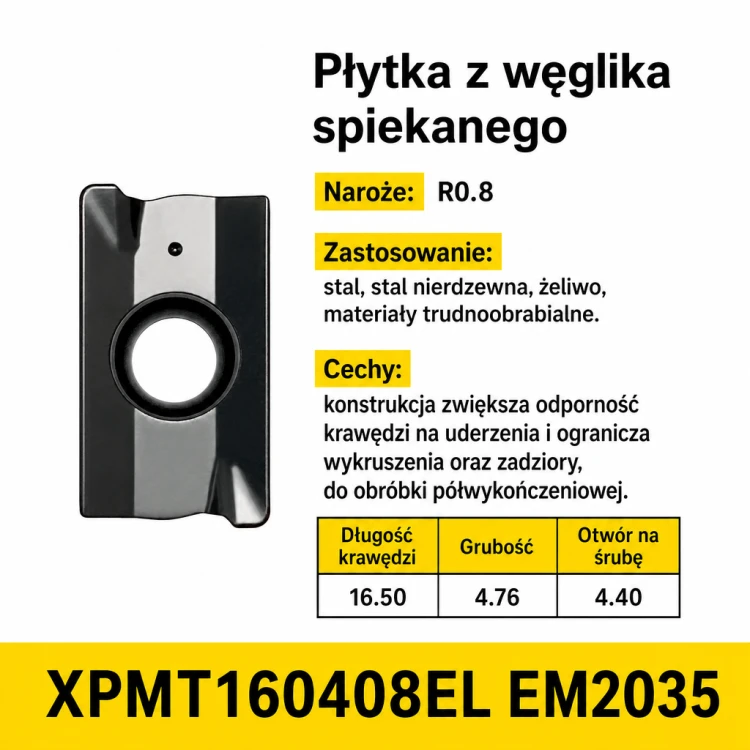 Płytka XPMT160408EL EM2035