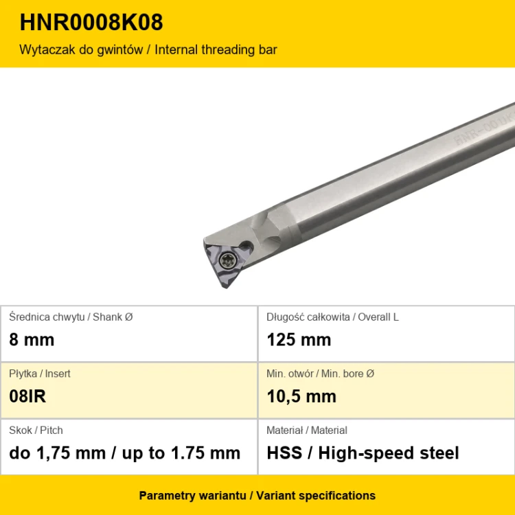HNR0008K08 — exact PL/EN variant card