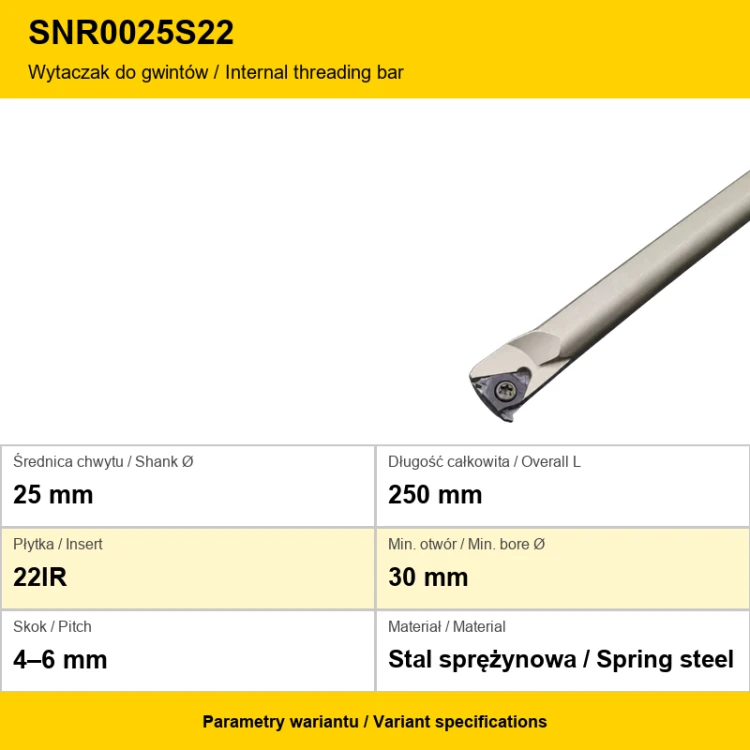 SNR0025S22 — exact PL/EN variant card