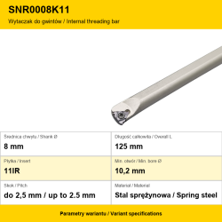 SNR0008K11 — dokładna karta wariantu PL/EN