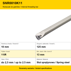 SNR0010K11 — dokładna karta wariantu PL/EN