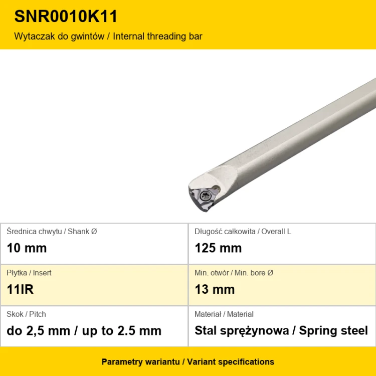 SNR0010K11 — exact PL/EN variant card